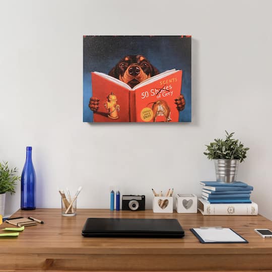 Empire Art Direct 16" x 20" 50 Scents of Grey Graphic Art Print on Gallery Wrapped Canvas Wall Art